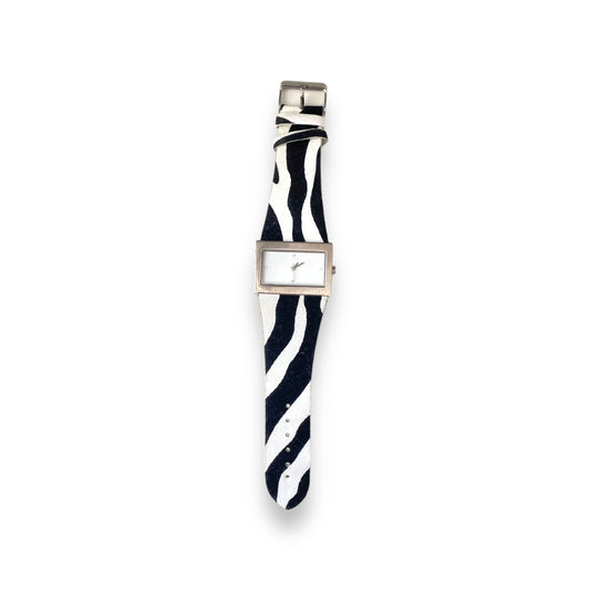 Y2K Zebra Look Vintage Watch Women