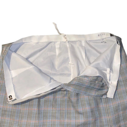 RIDELLA: Vintage Midi Skirt Grey Plaid Classy Business Casual (L)