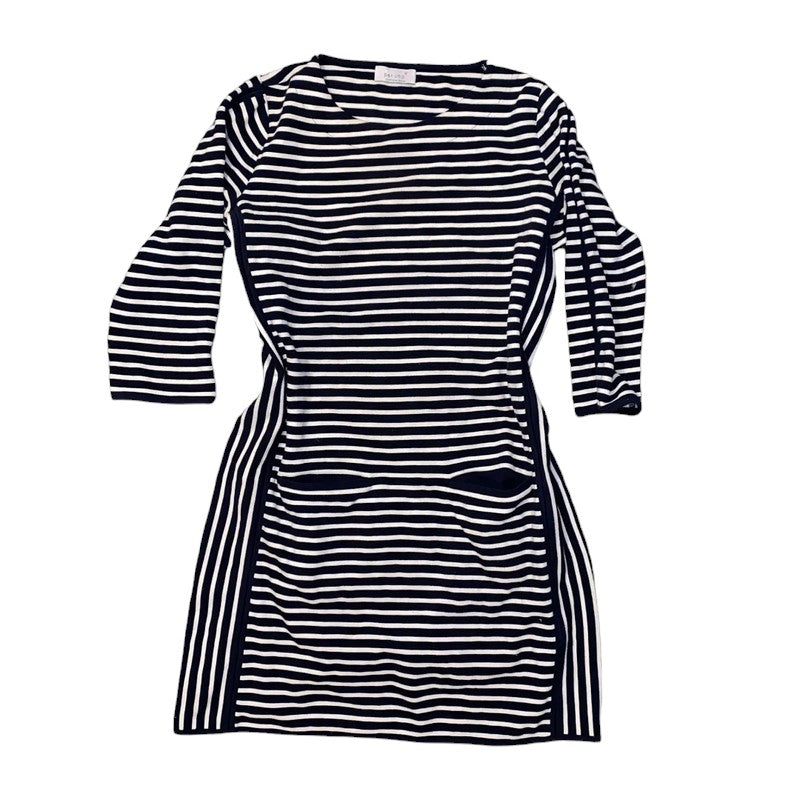 Striped Modest Cotton Dress Mommy Look (XXL)