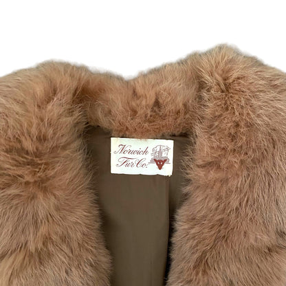 Vintage Fur Coat Jacket by Norwich Fur Co. (M)