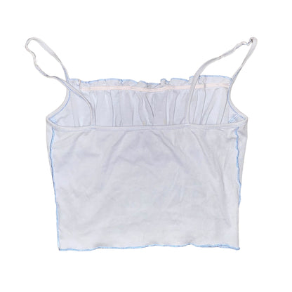 Rushed Crop Top Bustier Spaghetti Straps (XS)