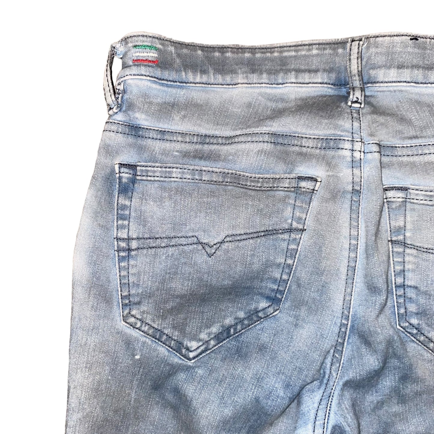 DIESEL: Jeans Stretch Super Slim Skinny Y2K Grey (S)
