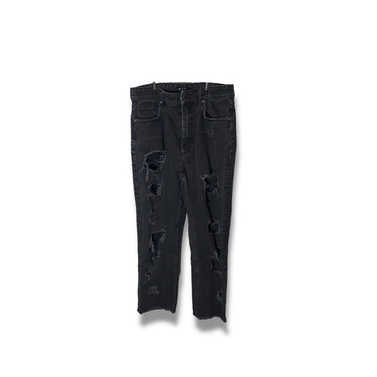 Mom Jeans Distressed Ripped by MONKI