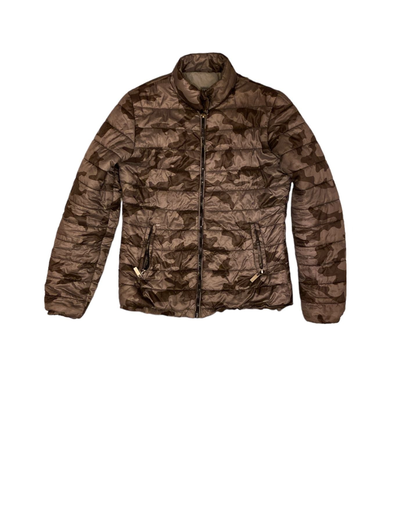 Men's Philadelphia Eagles Cutter & Buck Gray Traverse Camo Print DryTec  Quarter-Zip Jacket