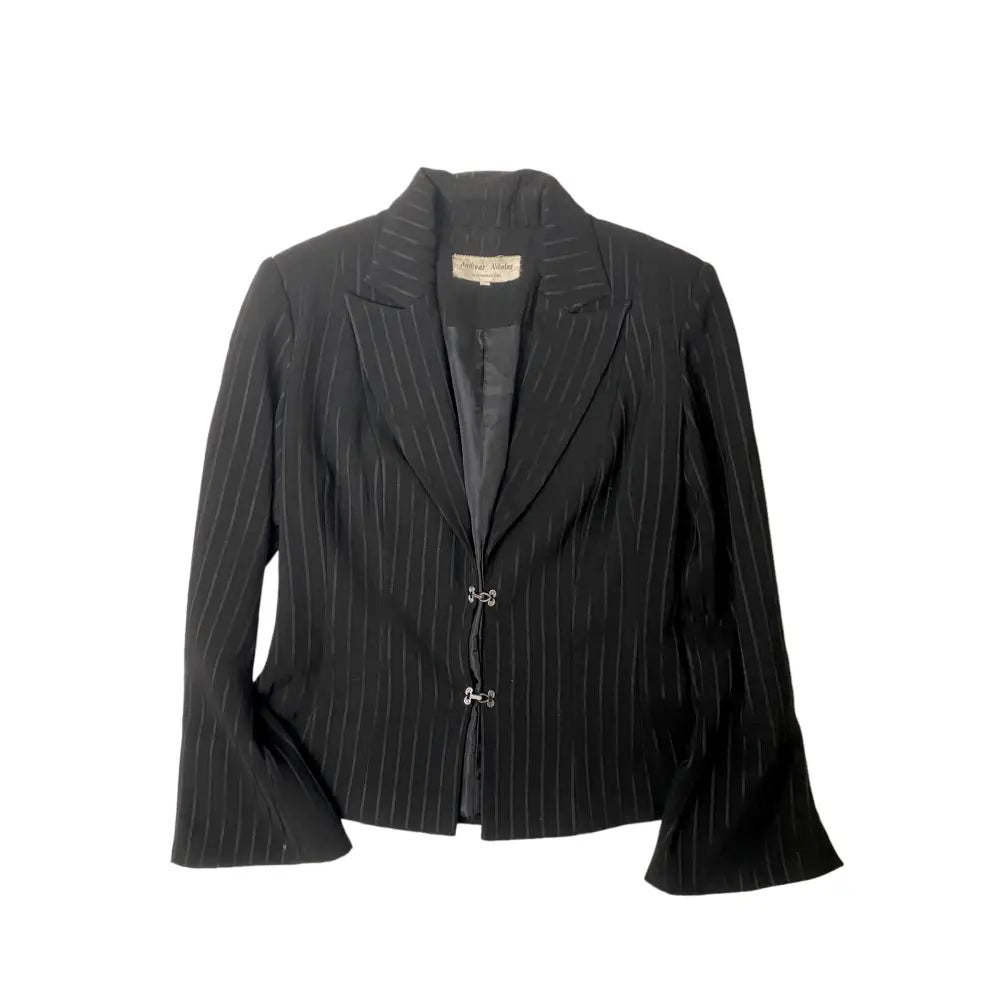 Blazer Women’s Designer Vintage Andreas Nicolas by Amadeus Deri (M) - Black / M - Coats & Jackets