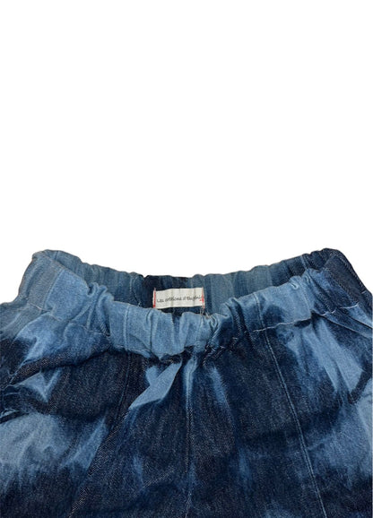 Handmade Jeans Shorts Ombre Dye Fashion Aftermath