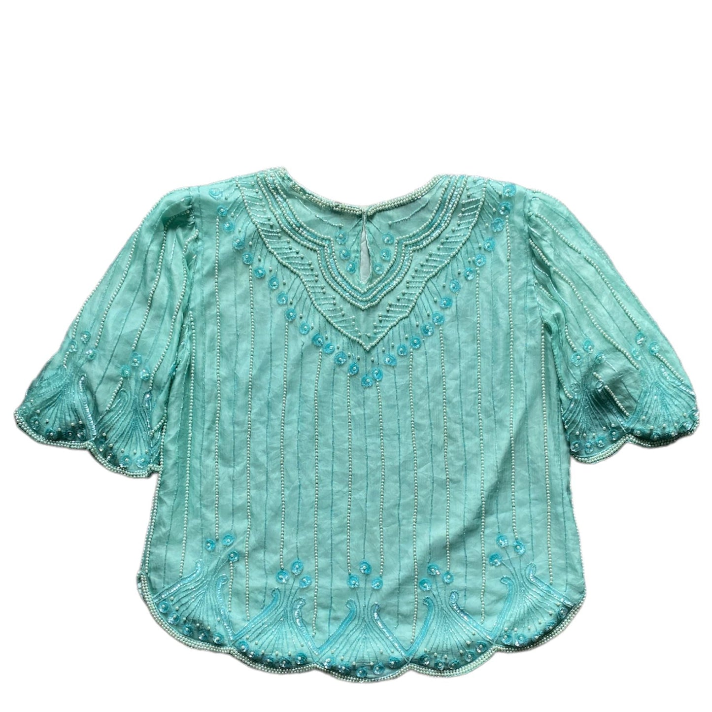 Sequined Top Blouse Oversized Fashion Aftermath