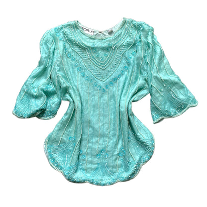 Sequined Top Blouse Oversized Fashion Aftermath