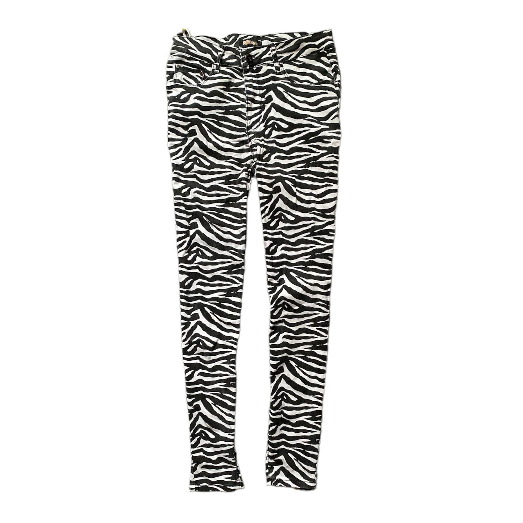 Y2K Zebra Jeans Fashion Aftermath